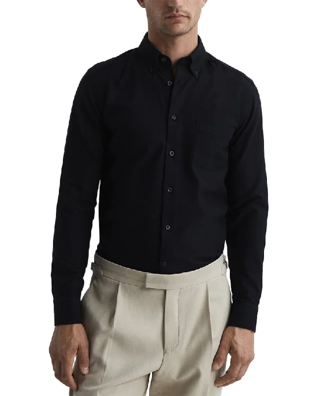 men's patterned dress shirts -Reiss Greenwich Shirt