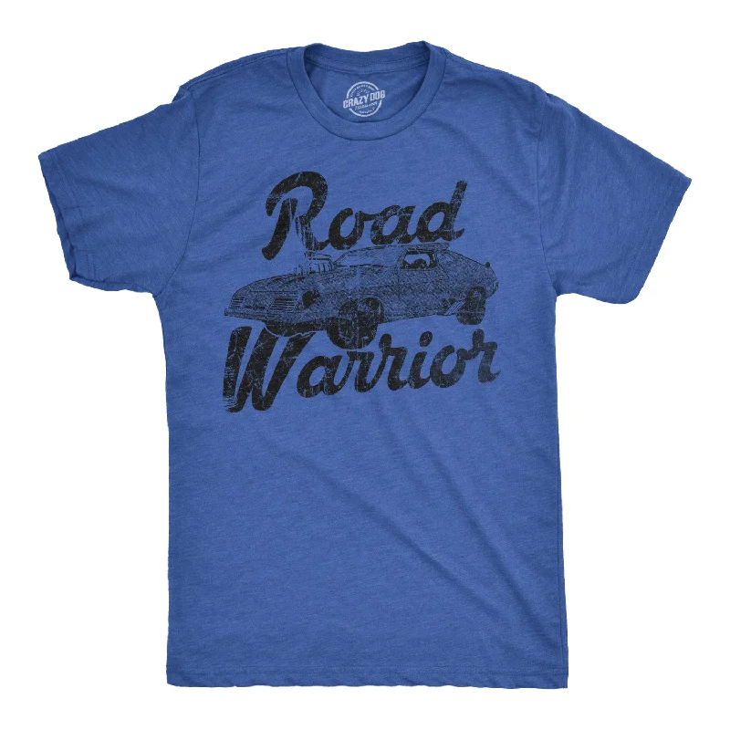 men's relaxed fit graphic t-shirts -Road Warrior Men's T Shirt