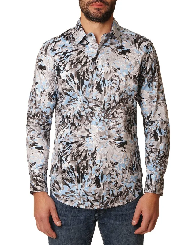 men's denim shirts -Robert Graham Buren Woven Shirt