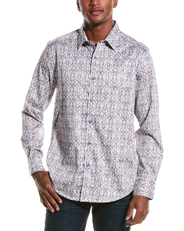 men's cotton shirts -Robert Graham Caracas Classic Fit Woven Shirt