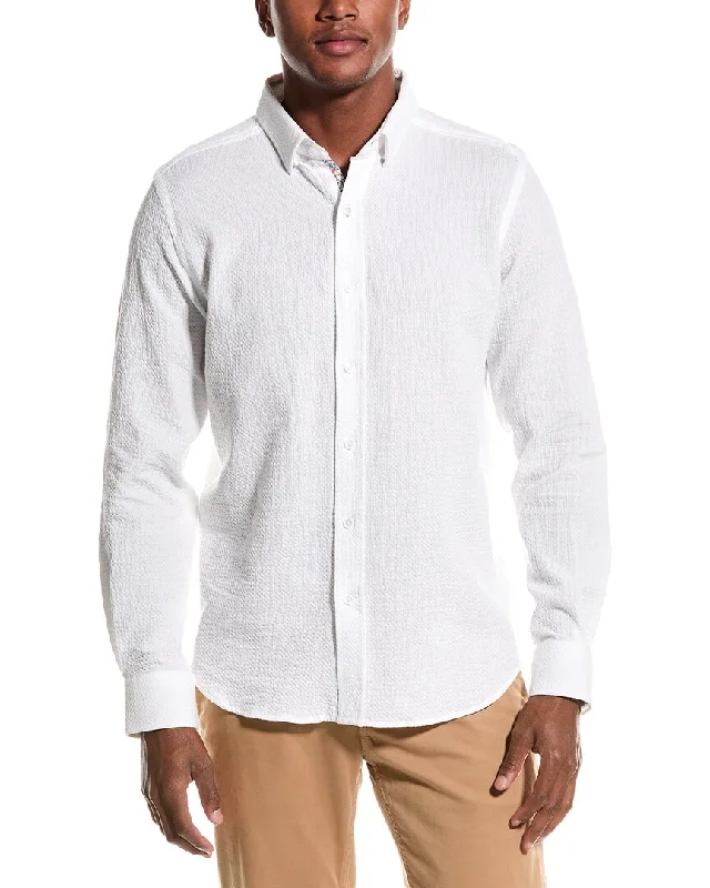 men's luxurious button-up shirts -Robert Graham Reid Shirt