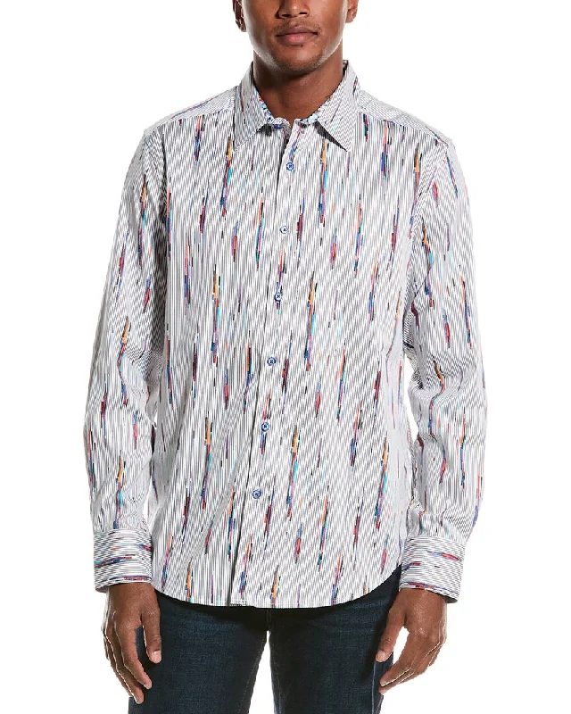 men's office-ready shirts -Robert Graham Shipping Lines Classic Fit Woven Shirt