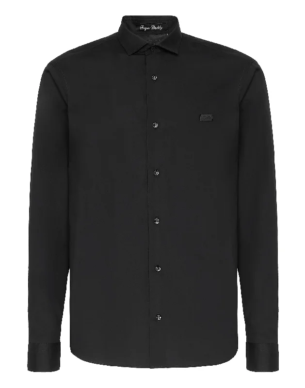 men's designer shirts -Shirt Sugar Daddy Cut LS Snake