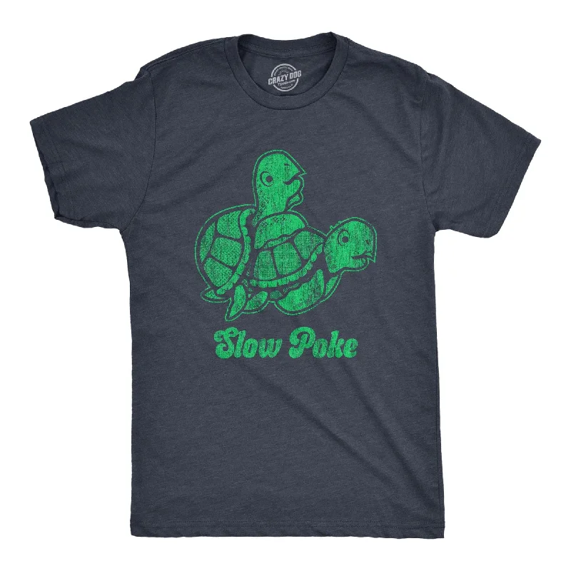 men's athletic graphic t-shirts -Slow Poke Men's T Shirt