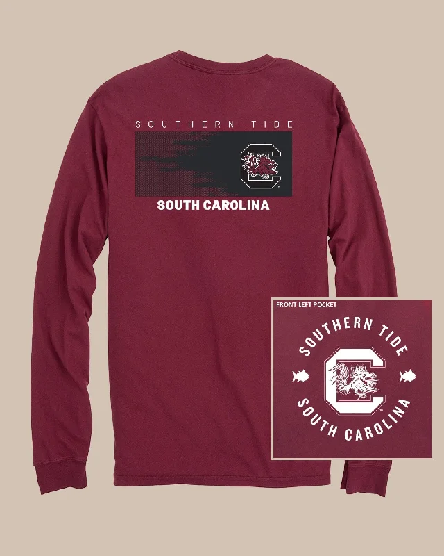 men's breathable t-shirts -South Carolina Gamecocks Gameday Hexagon Gradient T-Shirt