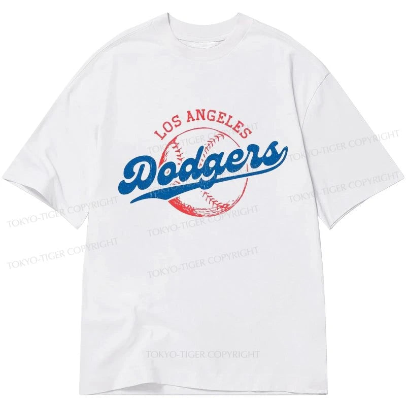 men's vintage graphic t-shirts -Tokyo-Tiger Ohtani 17-Retro-Dodgers Classic T-Shirt