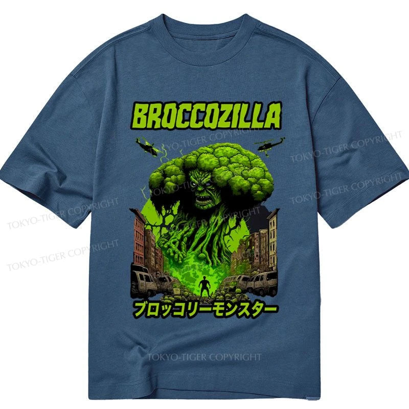 men's colorful t-shirts -Tokyo-Tiger The Broccozilla Monster Classic T-Shirt