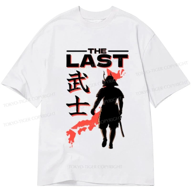 men's short-sleeve cotton t-shirts -Tokyo-Tiger The Last Samurai Japanese Classic T-Shirt