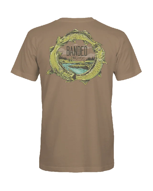 men's oversized t-shirts -Trout Window Tee