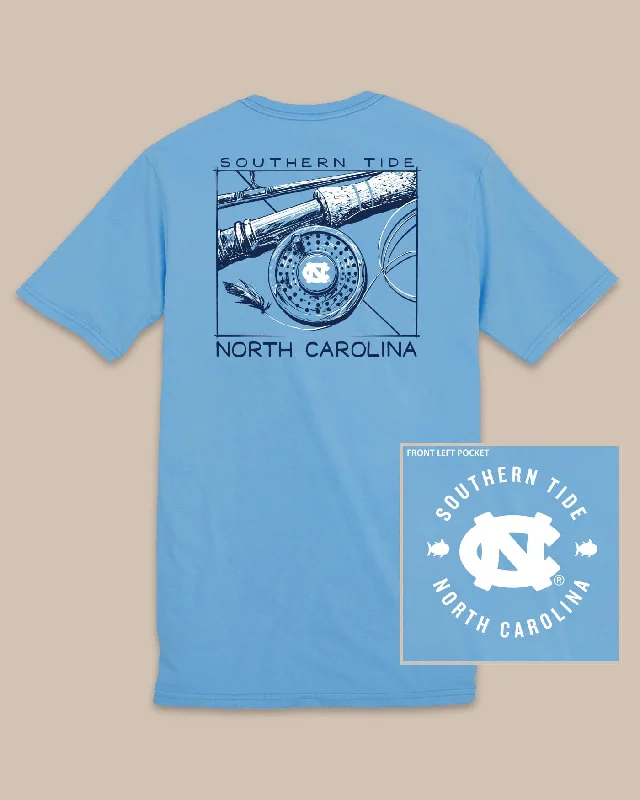 men's workout t-shirts -UNC Tar Heels Gameday Fly Reel T-Shirt