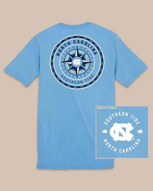 men's graphic t-shirts -North Carolina Tar Heels Gameday Collegiate Compass T-Shirt