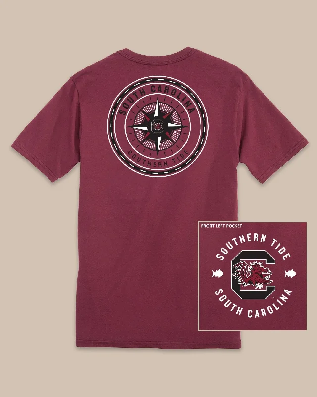 men's relaxed fit t-shirts -USC Gamecocks Gameday Collegiate Compass T-Shirt