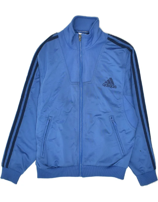 men's versatile jackets for fall -ADIDAS Boys Tracksuit Top Jacket 11-12 Years Medium   Blue Polyester