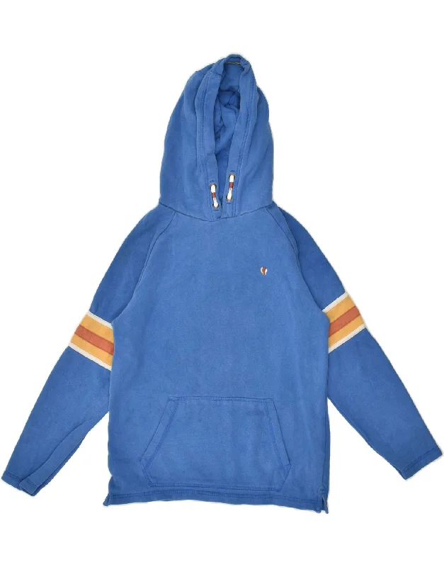 men's high-quality hoodies -FAT FACE Boys Hoodie Jumper 12-13 Years Blue Cotton