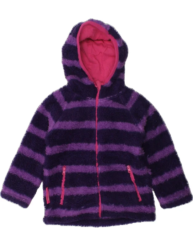 men's zip-up hooded jackets -MOUNTAIN WAREHOUSE Baby Girls Hooded Fleece Jacket 18-24 Months Purple