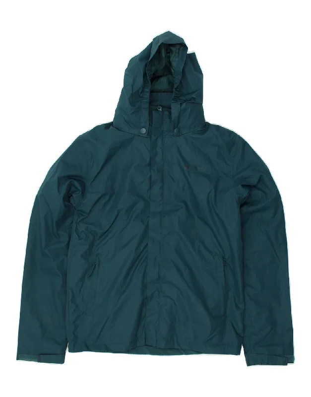 men's zip-up hooded jackets -MOUNTAIN WAREHOUSE Boys Hooded Windbreaker Jacket 12-13 Years Blue