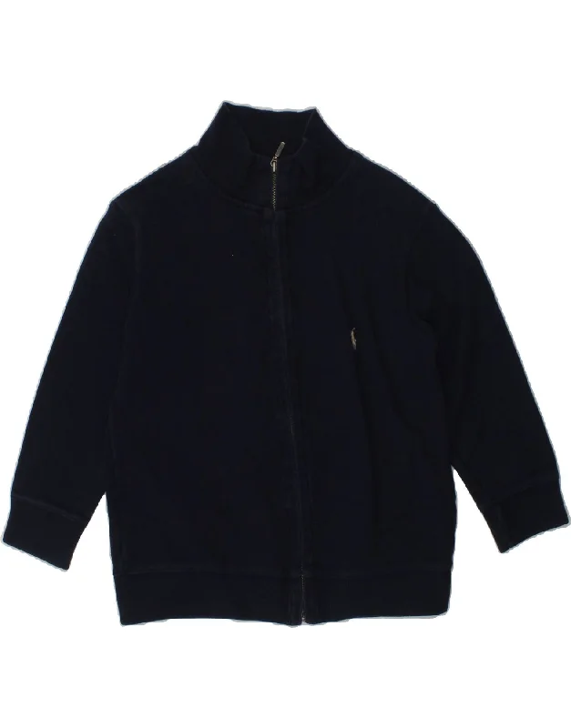 men's sports jackets for work -POLO RALPH LAUREN Boys Tracksuit Top Jacket 3-4 Years Navy Blue Cotton