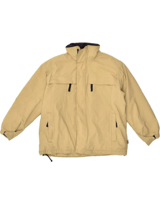 men's formal winter jackets -SLAM Boys Windbreaker Jacket 4-5 Years Beige Nylon