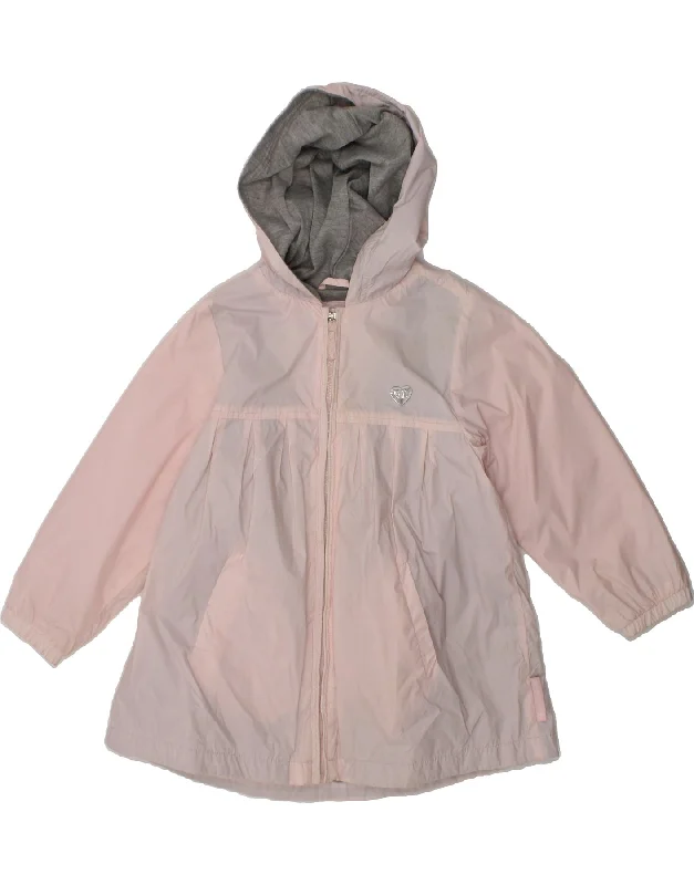 men's vintage jackets -CHAMPION Baby Girls Hooded Rain Jacket 18-24 Months Large  Pink Polyamide