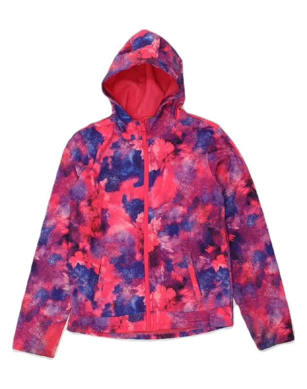 MOUNTAIN WAREHOUSE Girls Zip Hoodie Sweater 12-13 Years Multicoloured