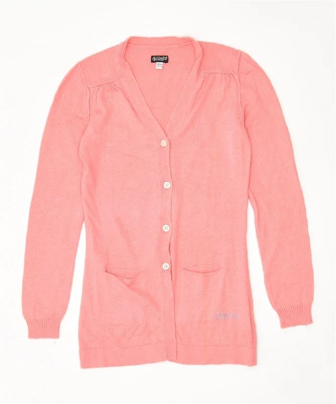 REPLAY Girls Cardigan Sweater 7-8 Years Pink