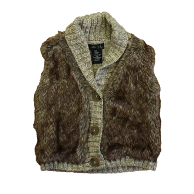 Cynthia Rowley Girls Brown Sweater Vest