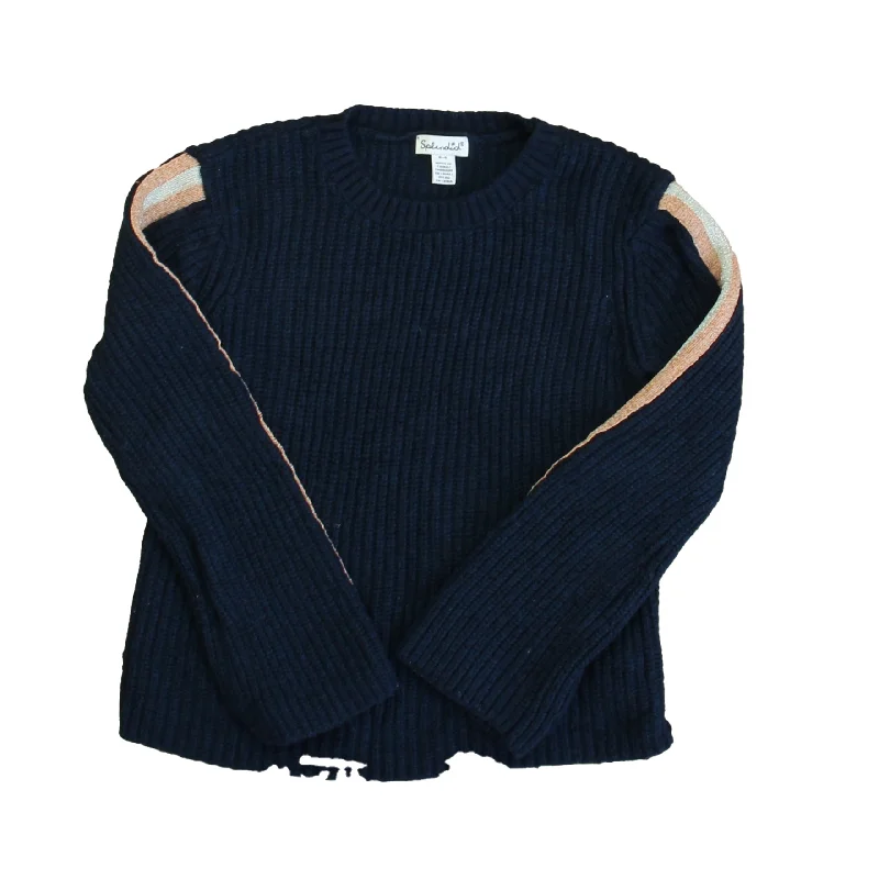 Splendid Girls Navy | Gold Stripe Sweater